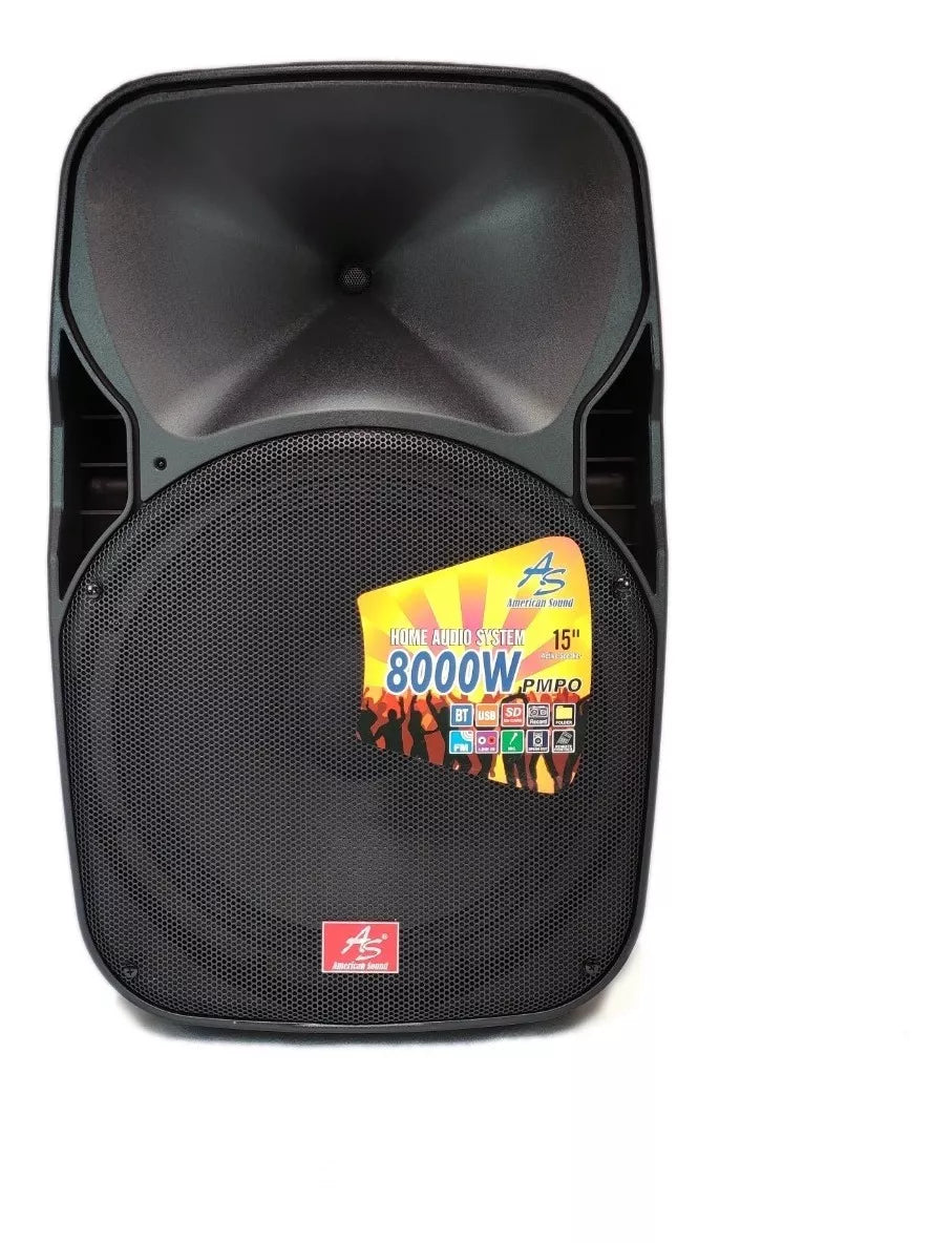 BAFLE ACTIVO AMERICAN SOUND 15"