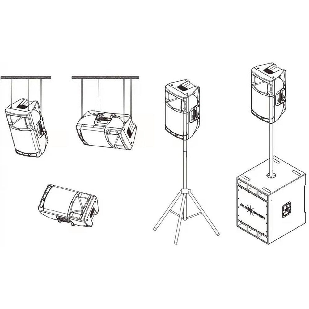 MA15 Audiocenter Cabina Activa 1600w 133dB